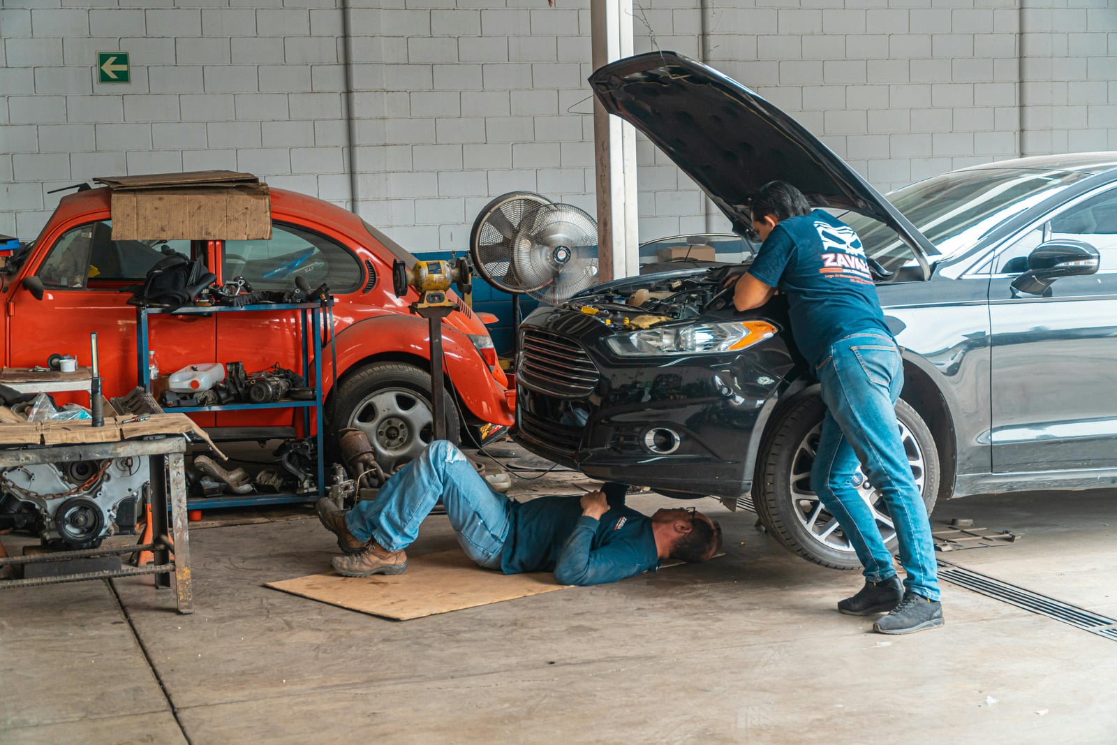 Atendimento tecnico em veiculo
